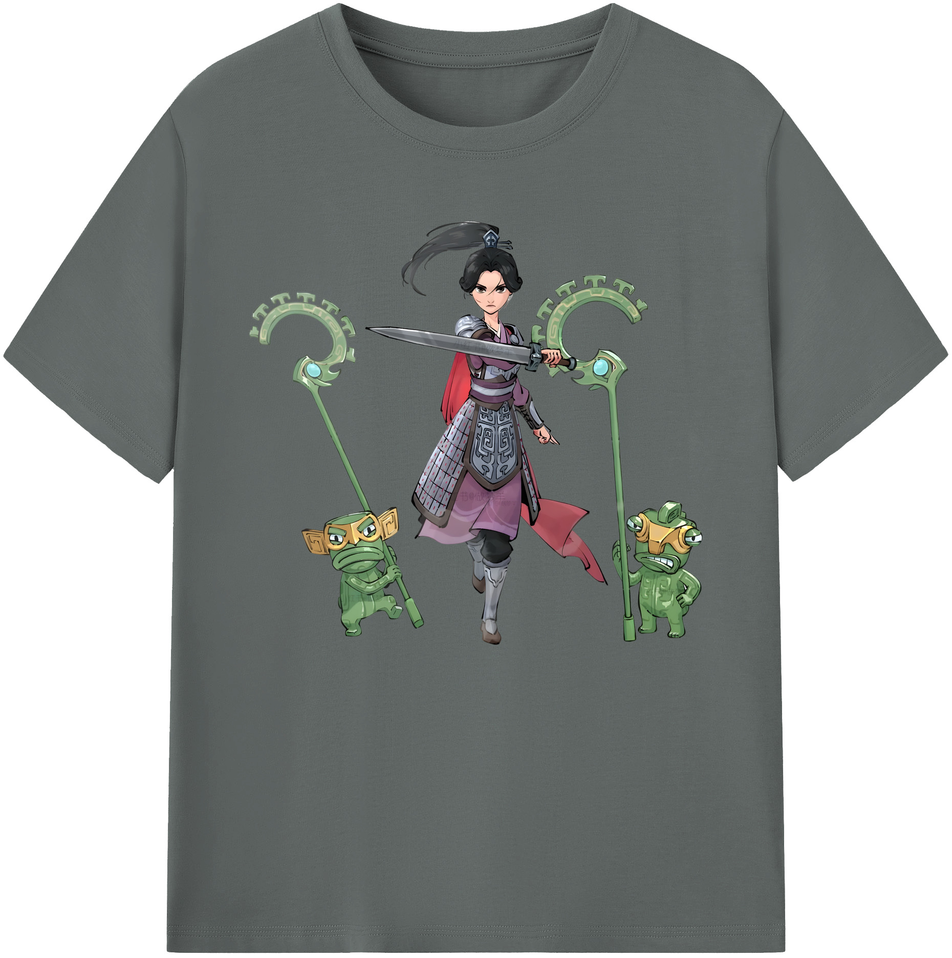 （画像用） Ne Zha 2 ナタ 魔童の大暴れ 綿100％ メンズ半袖Tシャツ｜肌触りやわらか＆通気性